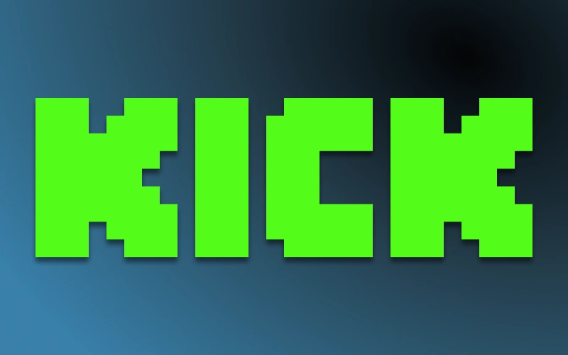 Stake is an official sponsor of Kick streaming platform.