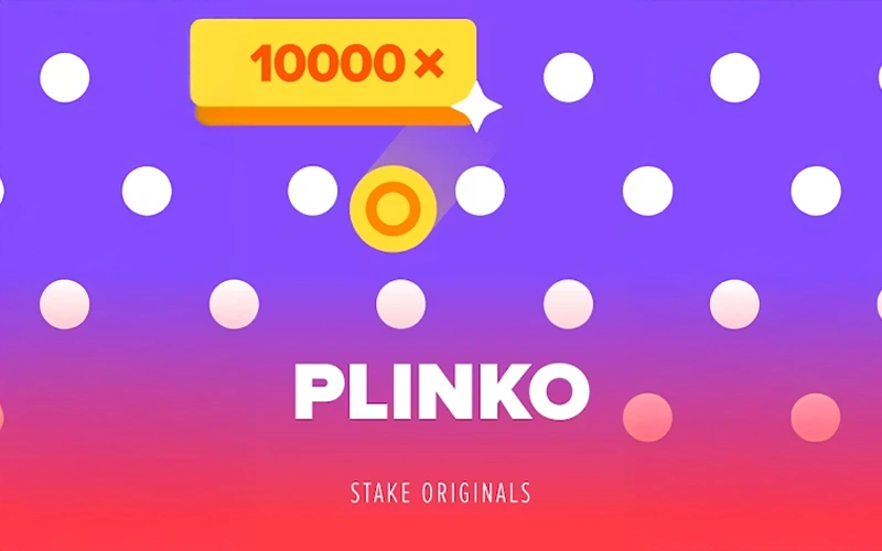 Enjoy playing Plinko game at Stake Originals section.