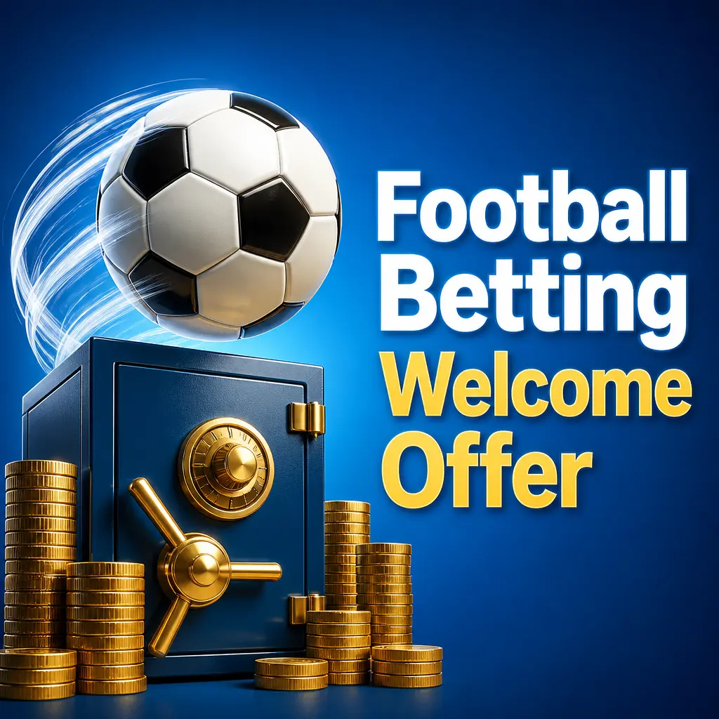 Stake football betting welcome offer: 200% deposit match up to INR 1,00,000 for new players in India on their first deposit.